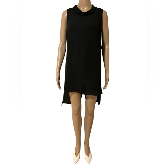 Elegant Black sheer Sleeveless Dress - Picture 1 of 5